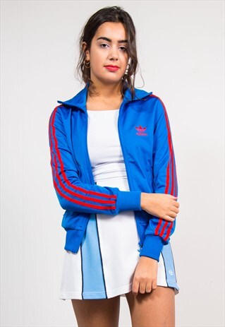 VINTAGE 90'S BLUE ADIDAS TRACKSUIT JACKET