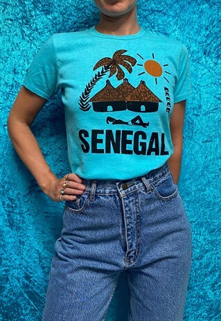 VINTAGE TOURIST T-SHIRT - SENEGAL
