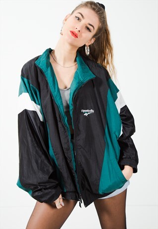 VINTAGE 90S REEBOK SHELL JACKET OVERSIZED / S3775
