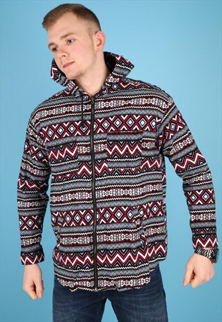 VINTAGE HOODIE IN MULTICOLOURED NH53