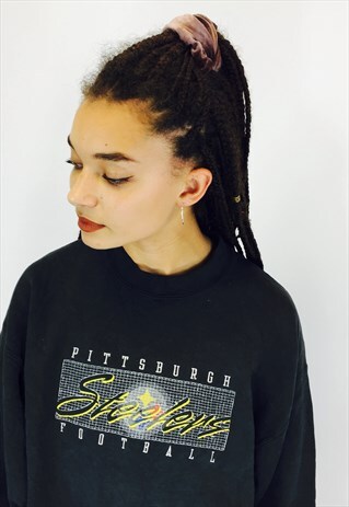 PITTSBURGH STEELERS EMBROIDERED NFL VINTAGE SWEATSHIRT