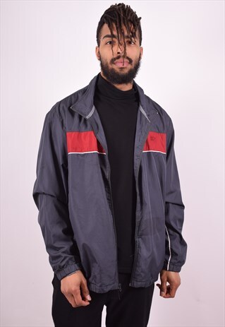 STARTER MENS VINTAGE TRACKSUIT TOP JACKET XL GREY 90'S