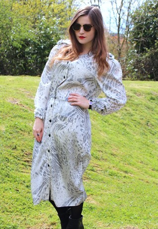 VINTAGE 80S NEW YORK USA DRESS - SIZE 14/16 - PARTY