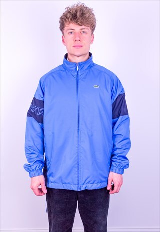 VINTAGE LACOSTE JACKET IN BLUE XL