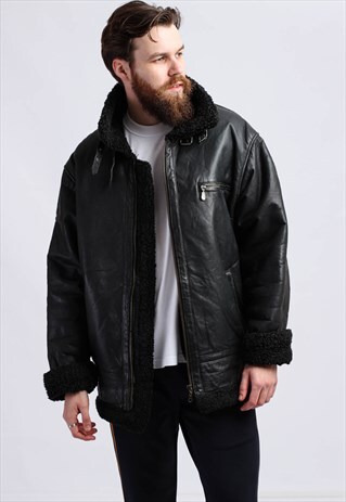 VINTAGE SHEARLING SHEEPSKIN COAT