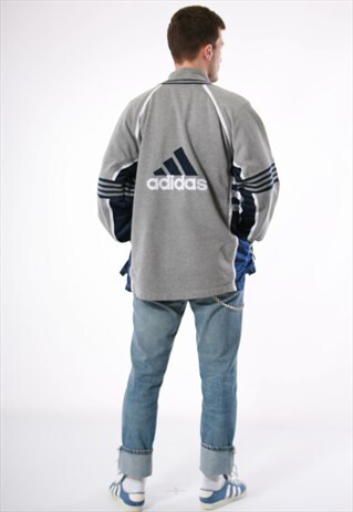 90S VINTAGE ADIDAS OLDSCHOOL COTTON JACKET 13727