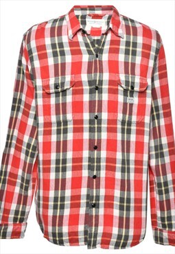 Ralph Lauren Long Sleeved Checked Shirt - XL