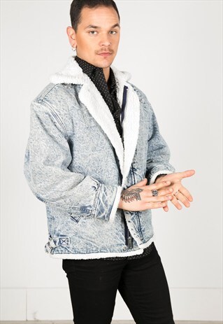 LAST UNIT SALE / VINTAGE 80S LEVI'S WINTER SHEEPSKIN JACKET