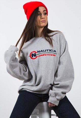 VINTAGE 80S NAUTICA SWEATSHIRT / S0876