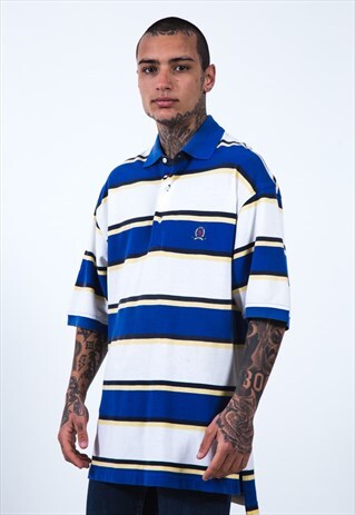 VINTAGE 90S TOMMY HILFIGER POLO SHIRT / S3163