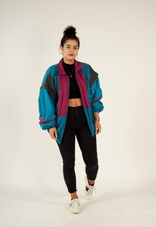 VINTAGE RETRO 90'S SHELL JACKET