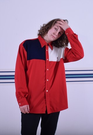 RETRO TOMMY HILFIGER PANEL SHIRT