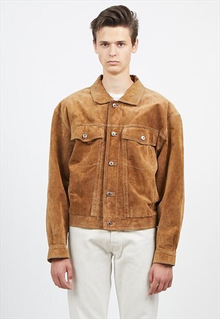 VINTAGE BROWN LEATHER JACKET