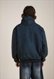 VINTAGE CARHARTT ACTIVE HOODED JACKET MEN'S TEAL BLUE