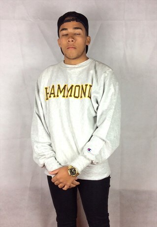 VINTAGE CHAMPION COLLEGE SWEATSHIRT