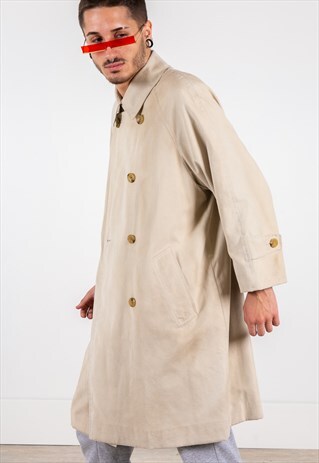 VINTAGE 80S ORIGINAL TRENCH / S7485