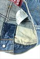 VINTAGE LEVI'S 527 DENIM SHORTS DARK BLUE W22 BV14563