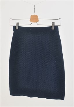 Vintage 90s mini skirt in dark blue