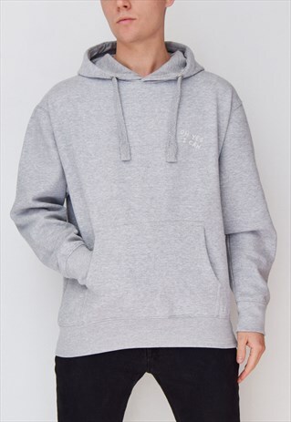 GREY OH YES I CAN (WHITE) HOODIE