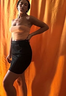 Vintage 90s Iceberg Designer Pinstripe Mini Skirt 