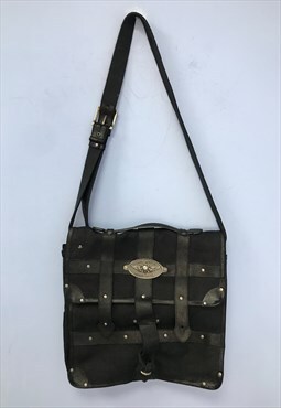 Timor Mortis Work Satchel Bag Black 