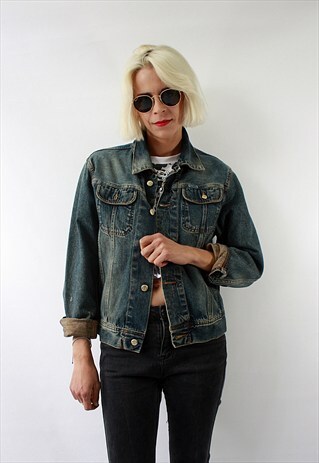 VINTAGE 90' BLUE DENIM JACKET BY DIESEL
