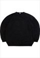 Vintage  Alstyle Sweatshirt Heavyweight Crewneck Black Large