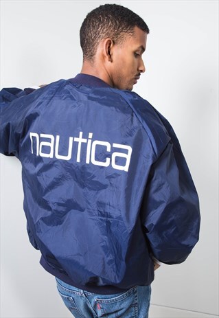 VINTAGE 90S NAUTICA BOMBER JACKET / 2375