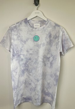 Smiley face - Lavender tie dye t-shirt - unisex fit LTD EDT