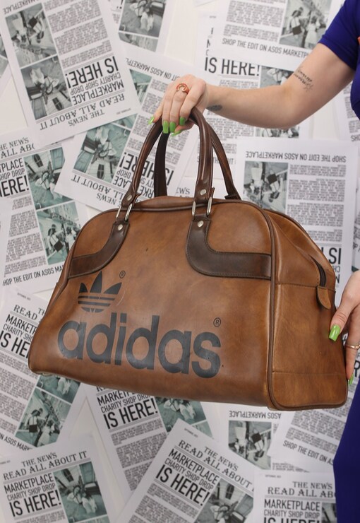 adidas leather sports bag