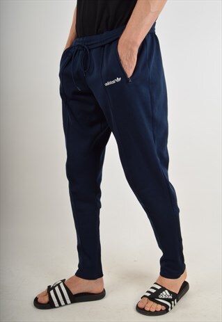 VINTAGE ADIDAS TROUSERS / TRACK PANTS / POPPERS (2732)