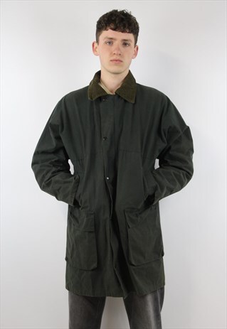 VINTAGE GREEN WAX JACKET