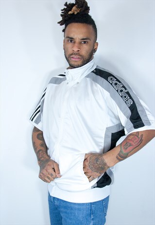 ADIDAS SHORTSLEEVE VINTAGE JACKET WHITE
