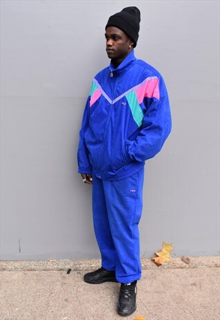 VINTAGE 90S FILA FULL VELOUR TRACKSUIT