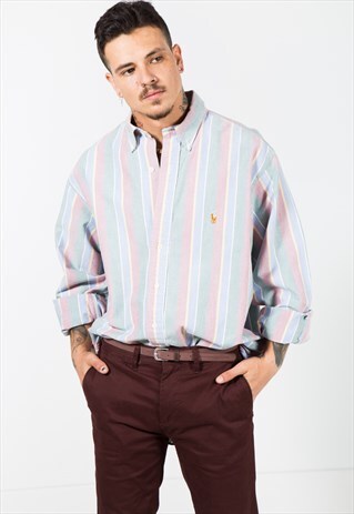 VINTAGE 80S POLO RALPH LAUREN SHIRT/ S4566