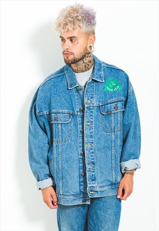VINTAGE 80S ORIGINAL LEE BASIC DENIM JACKET/ S6744