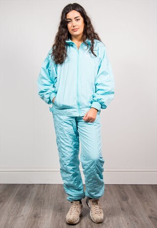 turquoise tracksuit womens