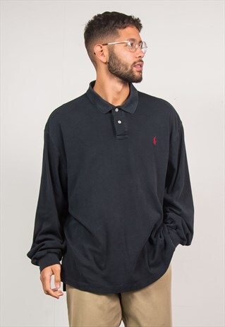 RALPH LAUREN LONG SLEEVE POLO T-SHIRT