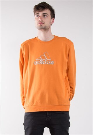 90'S ORANGE ADIDAS SWEATSHIRT