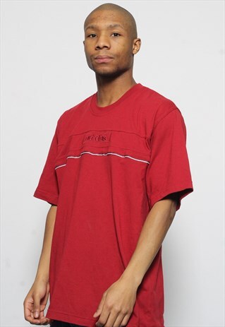 VINTAGE ADIDAS LOGO T-SHIRT RED