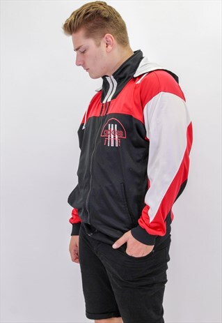 VINTAGE ADIDAS SHELL JACKET IN BLACK