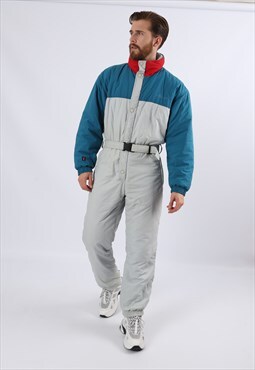 Vintage 80's ELLESSE Full Ski Suit Sports UK M 40" (G6P)