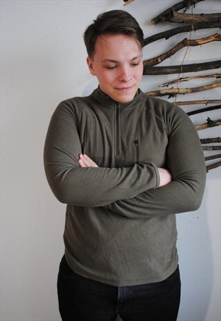 VINTAGE PETER STORM BROWN FLEECE SWEATSHIRT