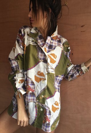 OVERSIZED RETRO 90S 80S VINTAGE UNISEX FESTIVAL SHIRT