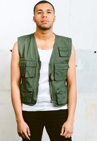 VINTAGE FISHERMAN VEST JACKET