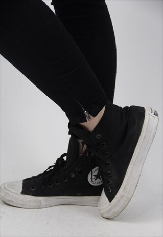 VINTAGE CONVERSE BLACK TRAINERS