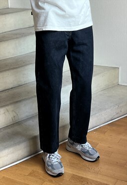 Vintage LEVIS Jeans Denim Pants 80s Washed Black/Orange Tab