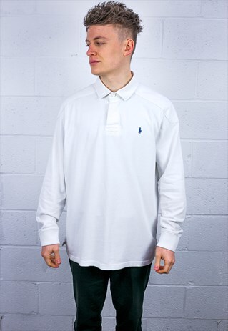 VINTAGE RALPH LAUREN RUGBY POLO SHIRT