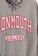 HOLLOWAY 90'S COLLEGE HOODIE SMALL GREY
