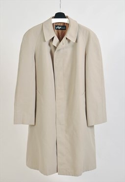 Vintage 80s beige Mac coat